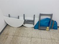 VERSCHENKE: Halbrunde Verlängerungsteile für IKEA Schreibtisch Saarland - St. Ingbert Vorschau