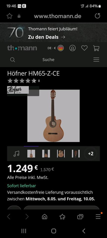 Konzert Gitarre Höfner in Neuhaus