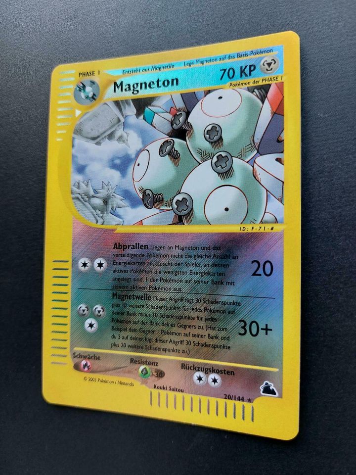 Pokemon Karte Magneton Reverse Holo Skyridge Set Near Mint in Schriesheim