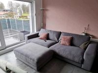 Candy Bigsofa Giant mit Hocker (easy care platin) Düsseldorf - Garath Vorschau