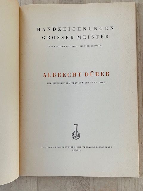 Handzeichnungen großer Meister, Albrecht Dürer; v. 1948 ⭐⭐⭐⭐⭐ in Hamburg