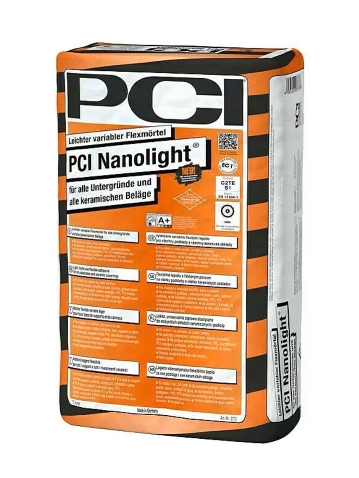 PCI NANOLIGHT FLIESENKLEBER 15kg C2TE-S1 in Essen