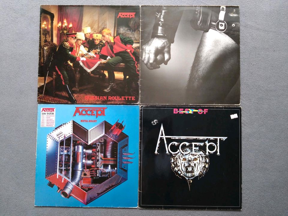 Accept Schallplatten LP Vinyl Heavy Metal Sammlung in München