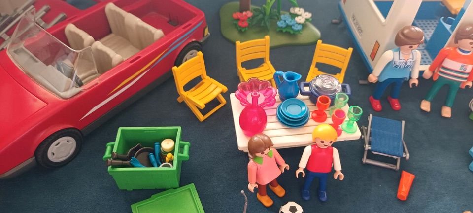Playmobil Camping Erlebnis als Familie Konvolut in Moers