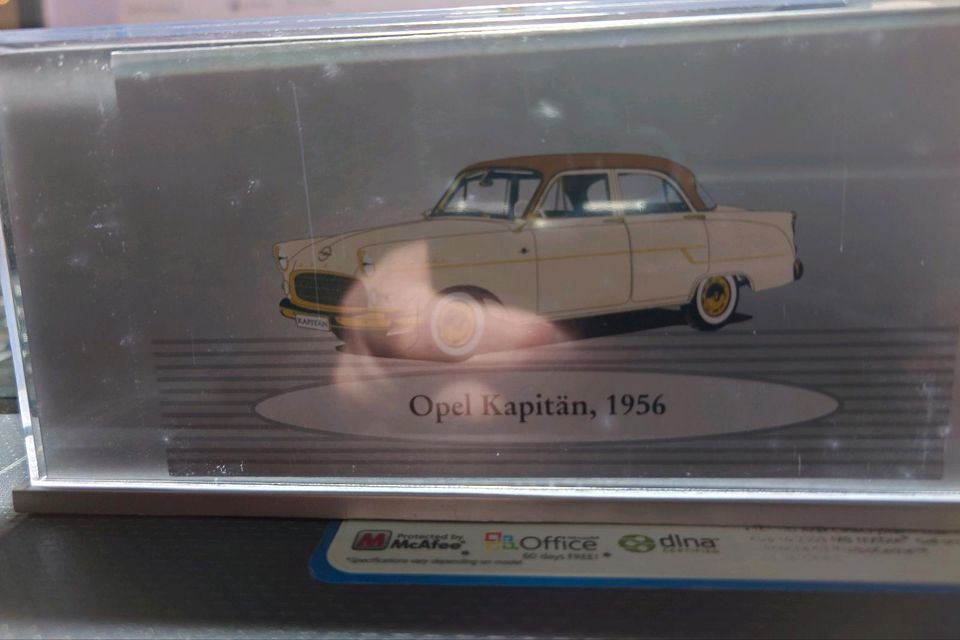 Opel Kapitän 1956 Schuco für Opel Car Collection 1:43 Créme/gold in Teltow