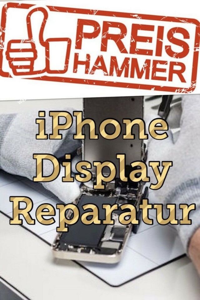 iPhone Reparatur Display ip 5/5S/6/6S/6+/7/7+/8/8+/X/XS/11/12/13 in München