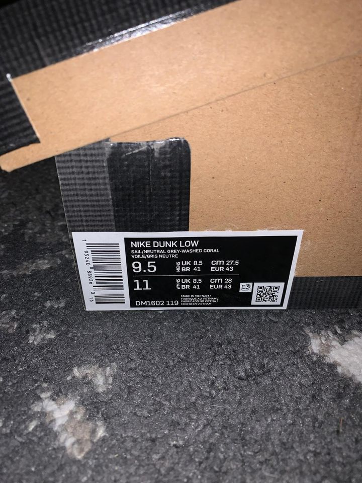 Off-White x Nike Dunk Low Lot 24 of 50 Sneaker Größe 43 in Heidenheim an der Brenz