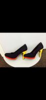 Pumps, schwarz-rot-Gold, Marco Totzi, Gr. 36 Nordrhein-Westfalen - Herne Vorschau