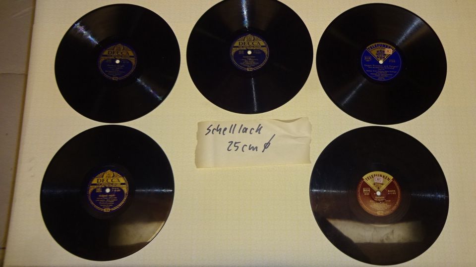 Schallplatten Vinyl Schelllack in Daaden