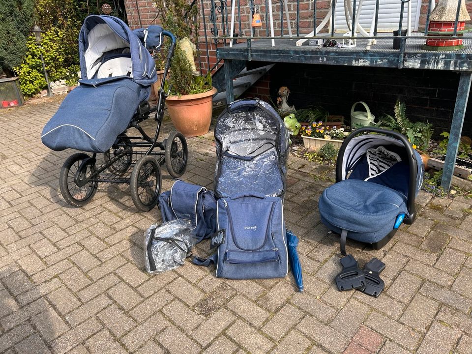 Knorr Baby Kombi Kinderwagen inkl Babyschale in Seevetal