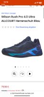 Wilson Rush Pro 4.0 Ultra ALLCOURT Tennisschuhe Herrenschuh Blau Baden-Württemberg - Mühlenbach Vorschau