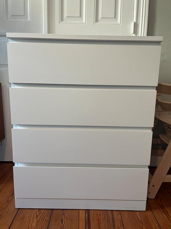 IKEA MALM Kommode - 80 x 100cm - 4 Schubladen - guter IKEA MALM Kommode - 80 x 100cm - 4 Schubladen - guter