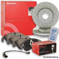 Brembo Sport Bremsscheiben 300mm + Beläge Set vorne für Opel Astr Niedersachsen - Göhrde Vorschau