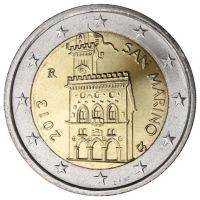 2 Euro Kursmünze San Marino 2013 - Regierungspalast Nordrhein-Westfalen - Salzkotten Vorschau