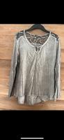 Longsleeve Langarmshirt Bluse Tunika Gr.42 taupe Niedersachsen - Dötlingen Vorschau