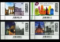 4 schöne gültige Briefmarken Städte Köln, Dresden, Berlin,Stendal Bayern - Augsburg Vorschau