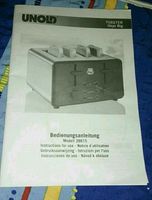 Bedienungsanleitung UNOLD Toaster 38815 Niedersachsen - Vierhöfen Vorschau