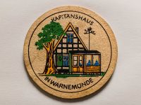 Bierdeckel DDR Warnemünde Kapitänshaus Bier Deckel Untersetzer Sachsen - Czorneboh Vorschau