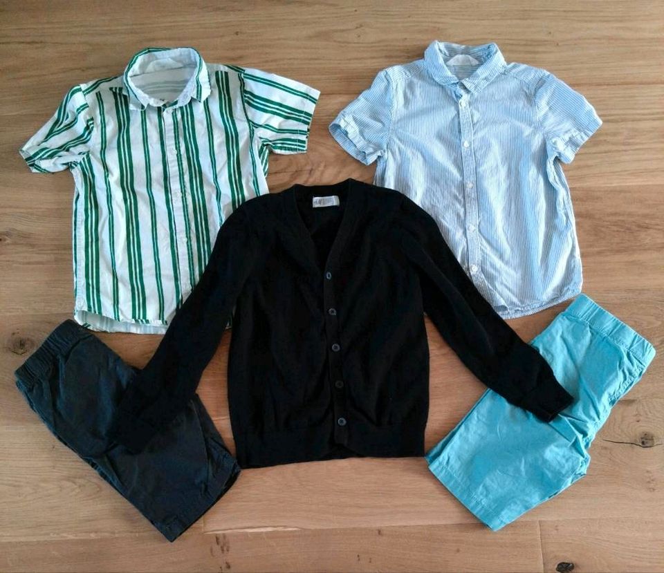 ✿ Set H&M Hemd, Hose - Gr. 122/128 ✿ Cardigan, Shorts in Magdeburg