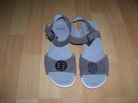 Ara Damen Sandale Sandalette EUR 37  grau  Echtleder Top Zustand Kiel - Wellsee-Kronsburg-Rönne Vorschau