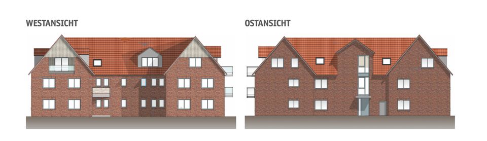 Neubau mitten in Wennebostel !  2-Zimmer-Wohnung  im Dachgeschoß in Wedemark