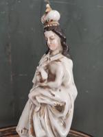 Antike Heiligenfigur Madonna Maria Porzellan um 1900 alt Vintage Hessen - Groß-Gerau Vorschau
