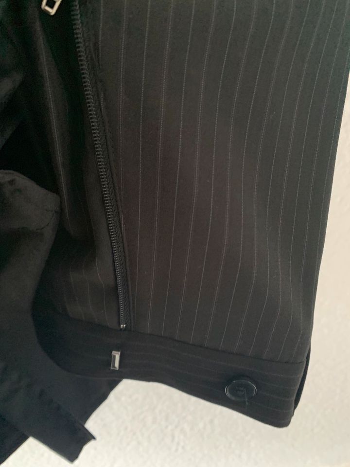Anzug Esprit Sakko (52) + Hose Nadelstreifen grau fast schwarz in Saarbrücken