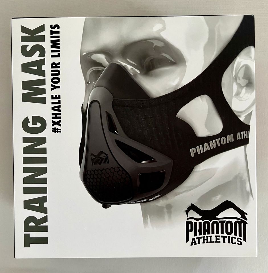 ⚠️NEU⚠️Phantom Athletics Training Maske + Schutzhülle Case in Otterberg