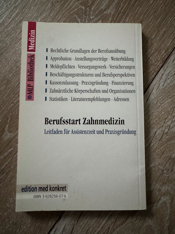 Buch Thomas Winter Berufsstart Zahnmedizin in Duisburg