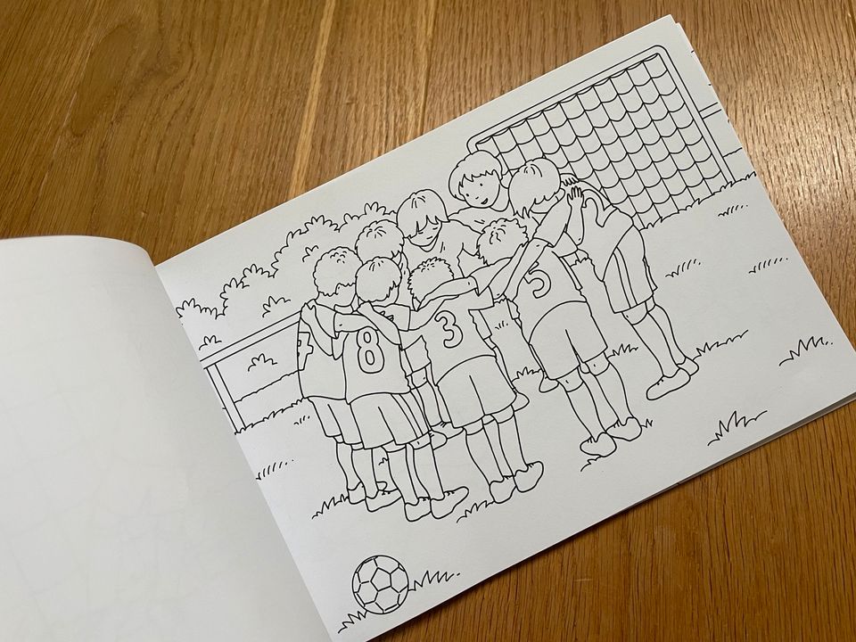 Mein Fußball Malbuch | 30 Seiten | Tessloff-Verlag in Gabsheim
