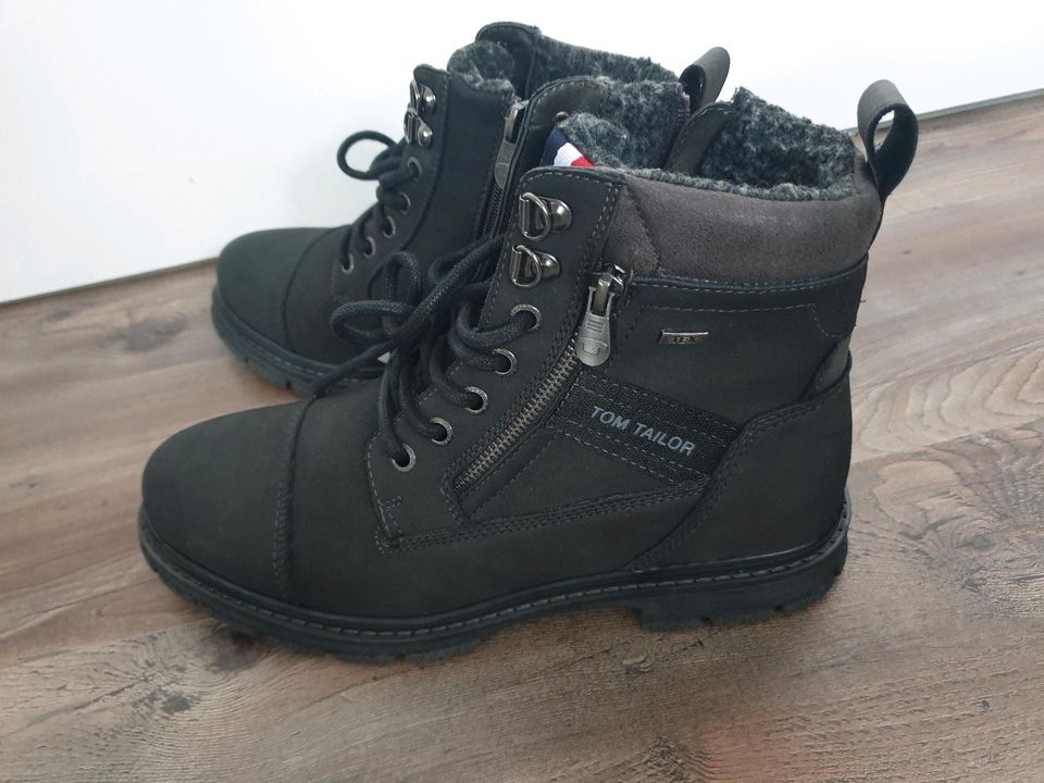 Tom Tailor Boots Unisex Gr. 42 schwarz in Lehrte