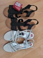 Damen Sandalen mit Absatz Gr. 41 Hessen - Maintal Vorschau