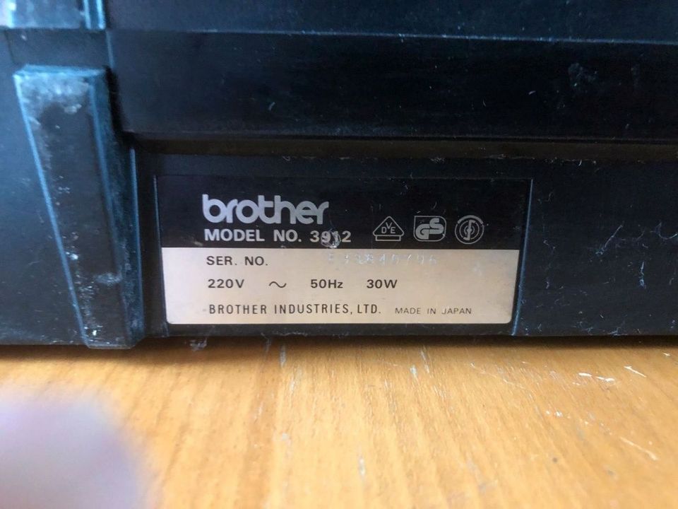 Vintage Electronic Brother 3912 Retro Schreibmaschine in Bad Königshofen