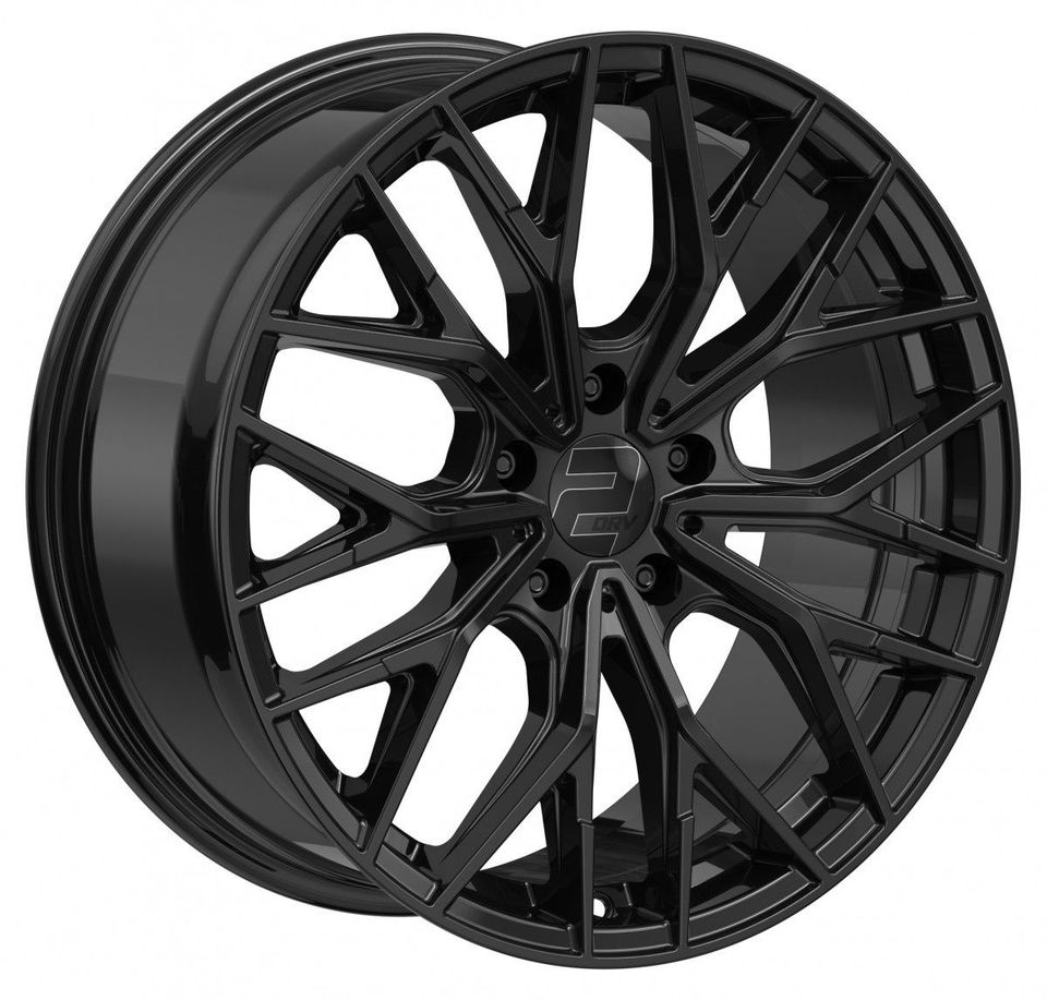 Wheelworld 2DRV WH37 19 Zoll Felgen für Seat Cupra Leon Ateca Alhambra Altea Formentor Tarraco Exeo 1P 5F KL 5FP ST 7N KM VZ VZ4 VZ5 KN FR 5P 3R Hybrid e Sommerräder Winterräder schwarz Räder poliert in Neckarsulm