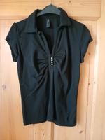 Oberteil, Tshirt, mit Ausschnitt, schwarz, Damen Hessen - Hungen Vorschau