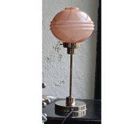 Art Deco Lampenschirm rose`Tischlampe vernickelt Nordrhein-Westfalen - Solingen Vorschau
