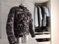 Motorradjacke grau schwarz Camouflage in Gr. 54  (L-XL) lang Schleswig-Holstein - Wahlstorf Vorschau