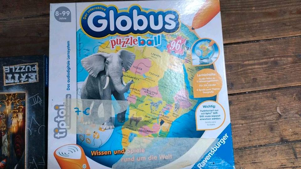 Tiptoi Spiele, Puzzle, Globus-Puzzle in Rendsburg