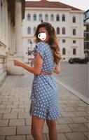 Neues Blau/Weißes Kleid in M/L38-40 von Sublevel Hessen - Bad Emstal Vorschau