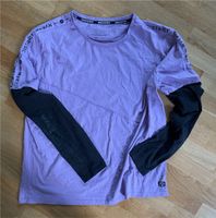 T-Shirt Flieder lila schwarz langärmlig Motivdruck  XXL Hessen - Kassel Vorschau