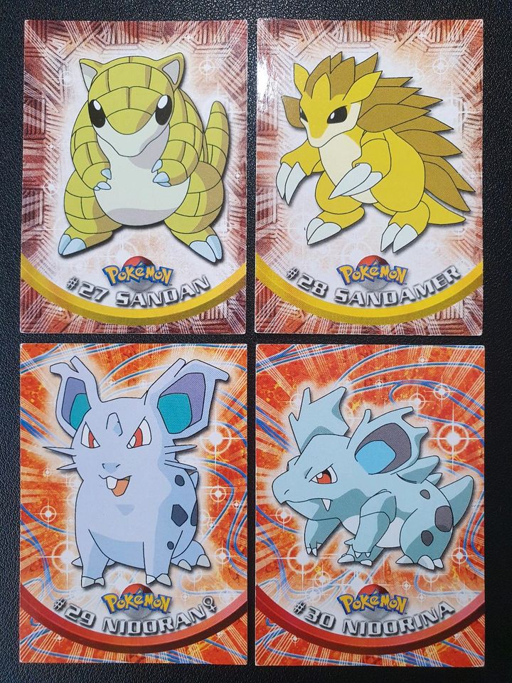 48x Topps Karten Non Holo Pokemon Sammlung TV Animation Simsala in Großenkneten