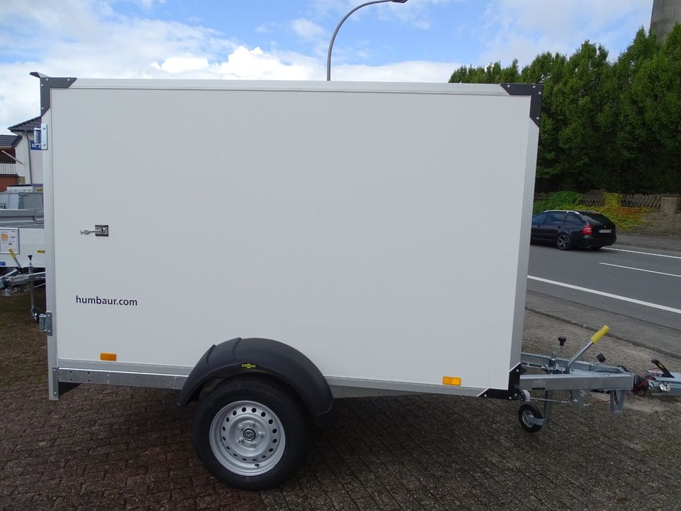 PKW- Anhänger Koffer Humbaur 1300 kg mit Doppelflügeltür in Ibbenbüren