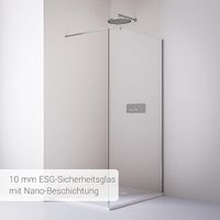 Duschwand Glas 90 x 200 cm Walk In Dusche 8 mm Glas Hessen - Eschborn Vorschau