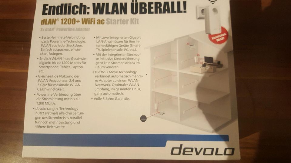 Devolo dLAN 1200+ WiFi ac Starter Kit 2x 1 GigaBit LAN in Worms