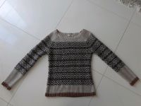 Winter Pullover beige mit Muster schwarz, S Bayern - Buttenwiesen Vorschau