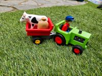 Traktor Playmobil 123 mit Bauer, Anhänger und Kuh Rheinland-Pfalz - Mainz Vorschau