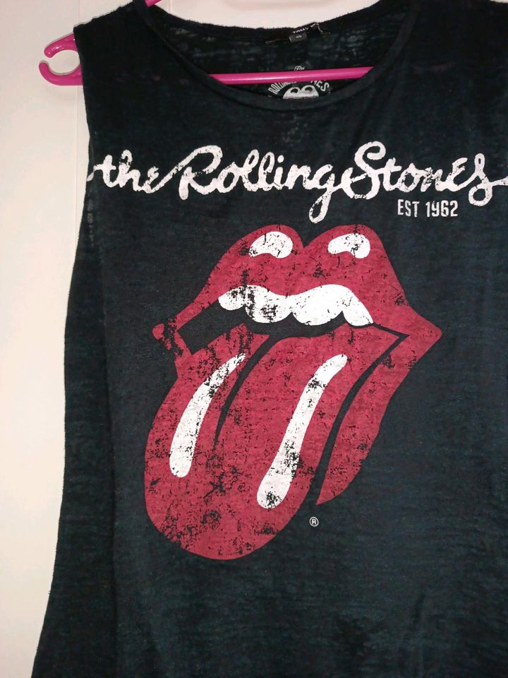 TALLY WEIJL Top ROLLING STONES GR. XS in Oberreichenbach