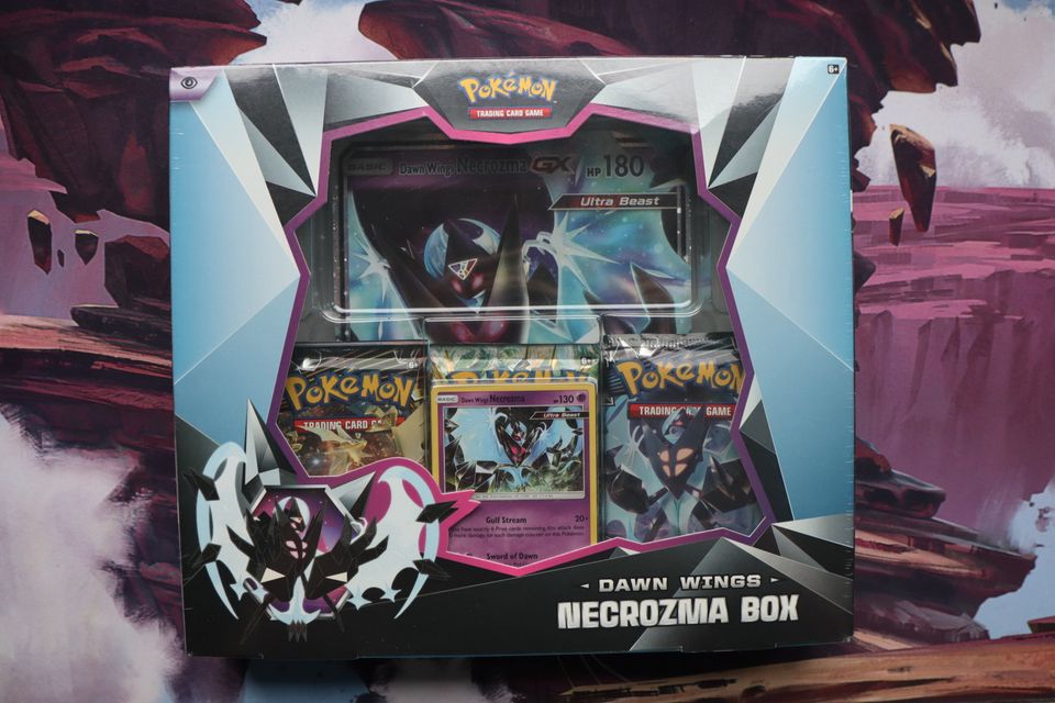 Pokemon TCG Dawn Wings Necrozma Collection Box in Spenge