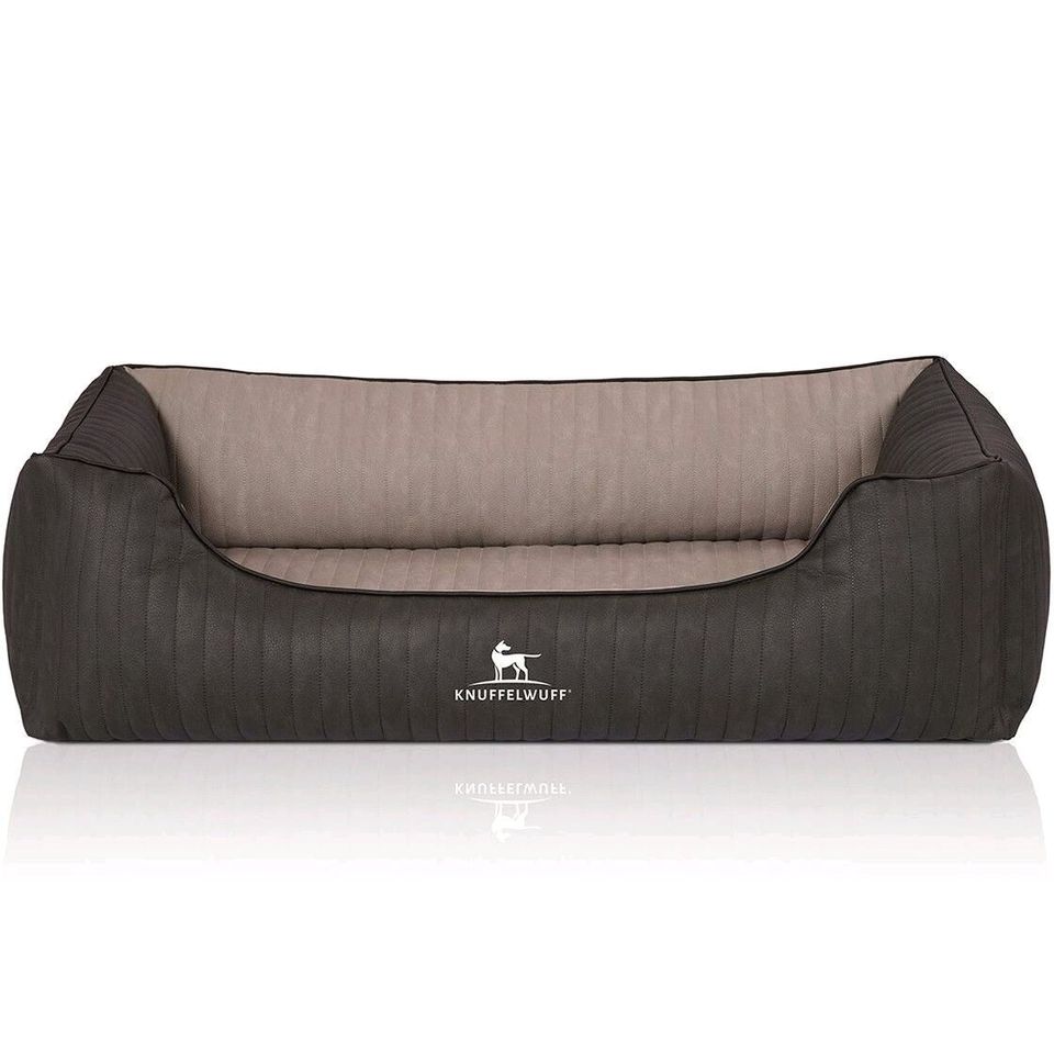 Knuffelwuff Orth. Hundebett Outback schwarz/grau M-XXL in Calden