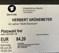 Herbert Grönemeyer 8.6.24 Waldbühne - e-Ticket zum Ausdrucken Münster (Westfalen) - Centrum Vorschau